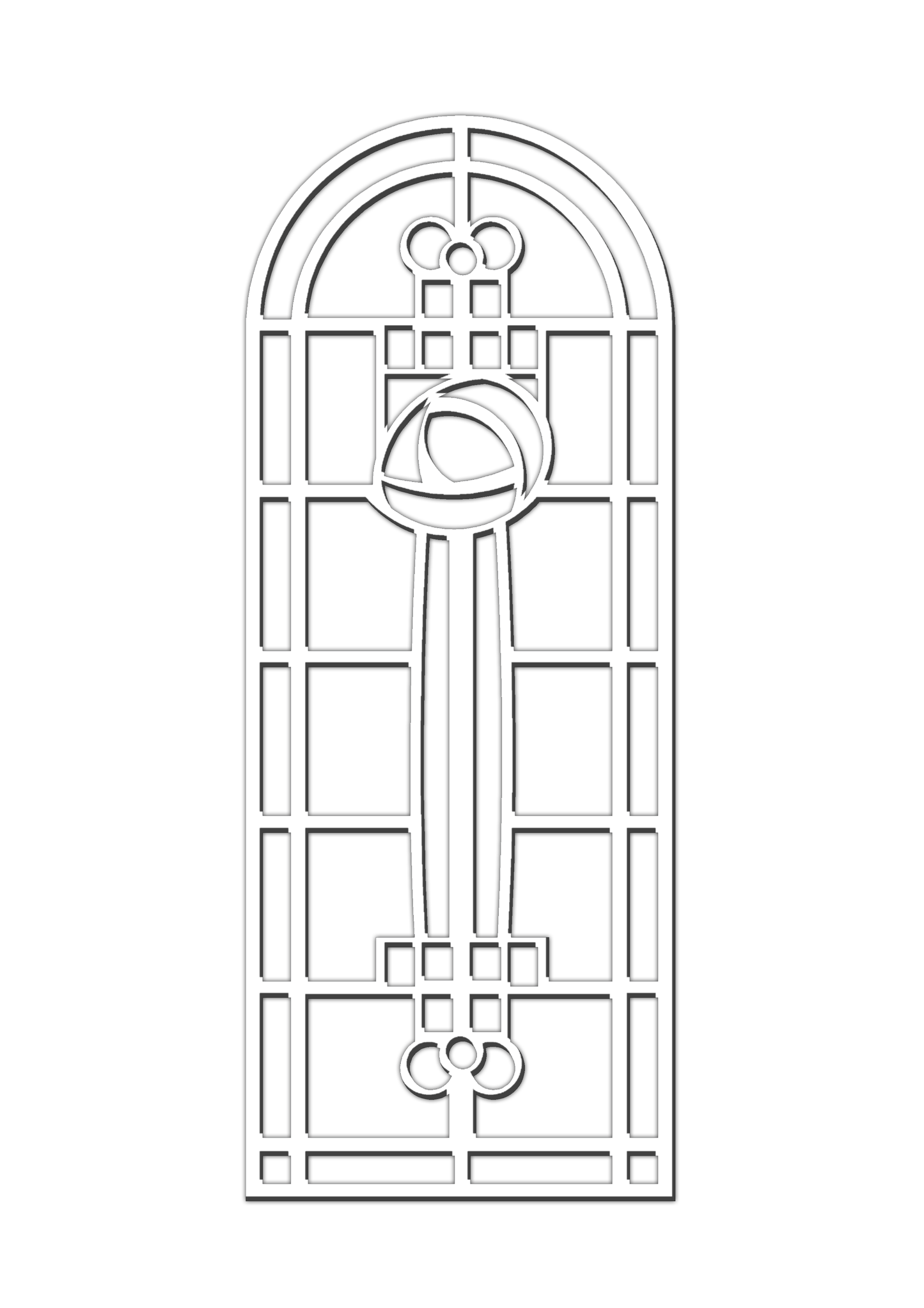 Pretty Panels - Mackintosh Inspired No. 000
