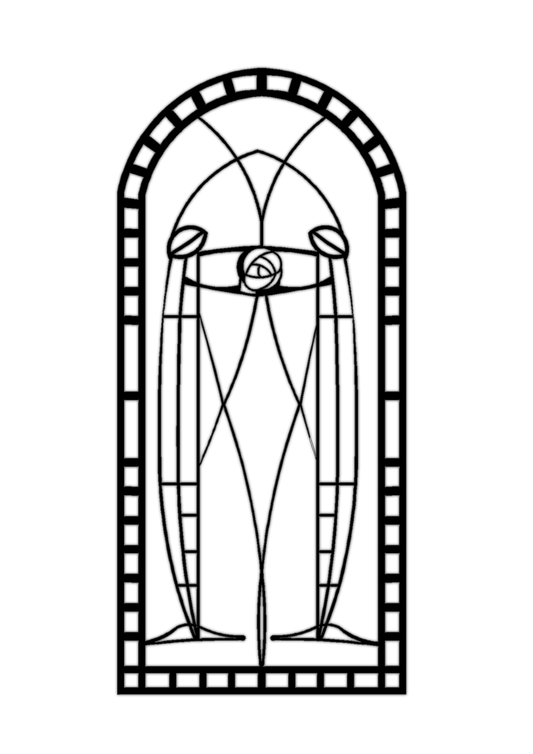 Pretty Panels - Mackintosh Inspired No. 001