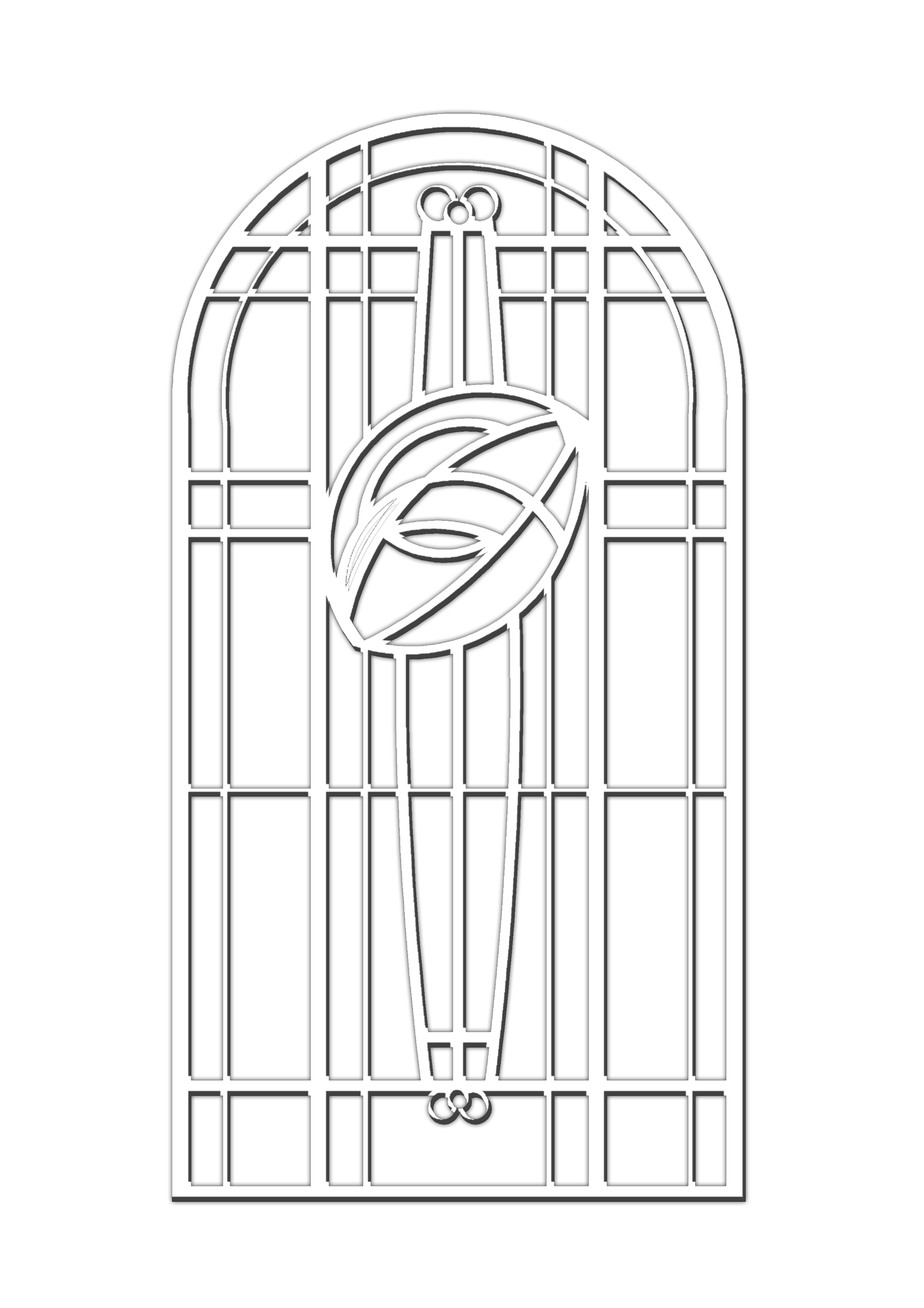 Pretty Panels - Mackintosh Inspired No. 002