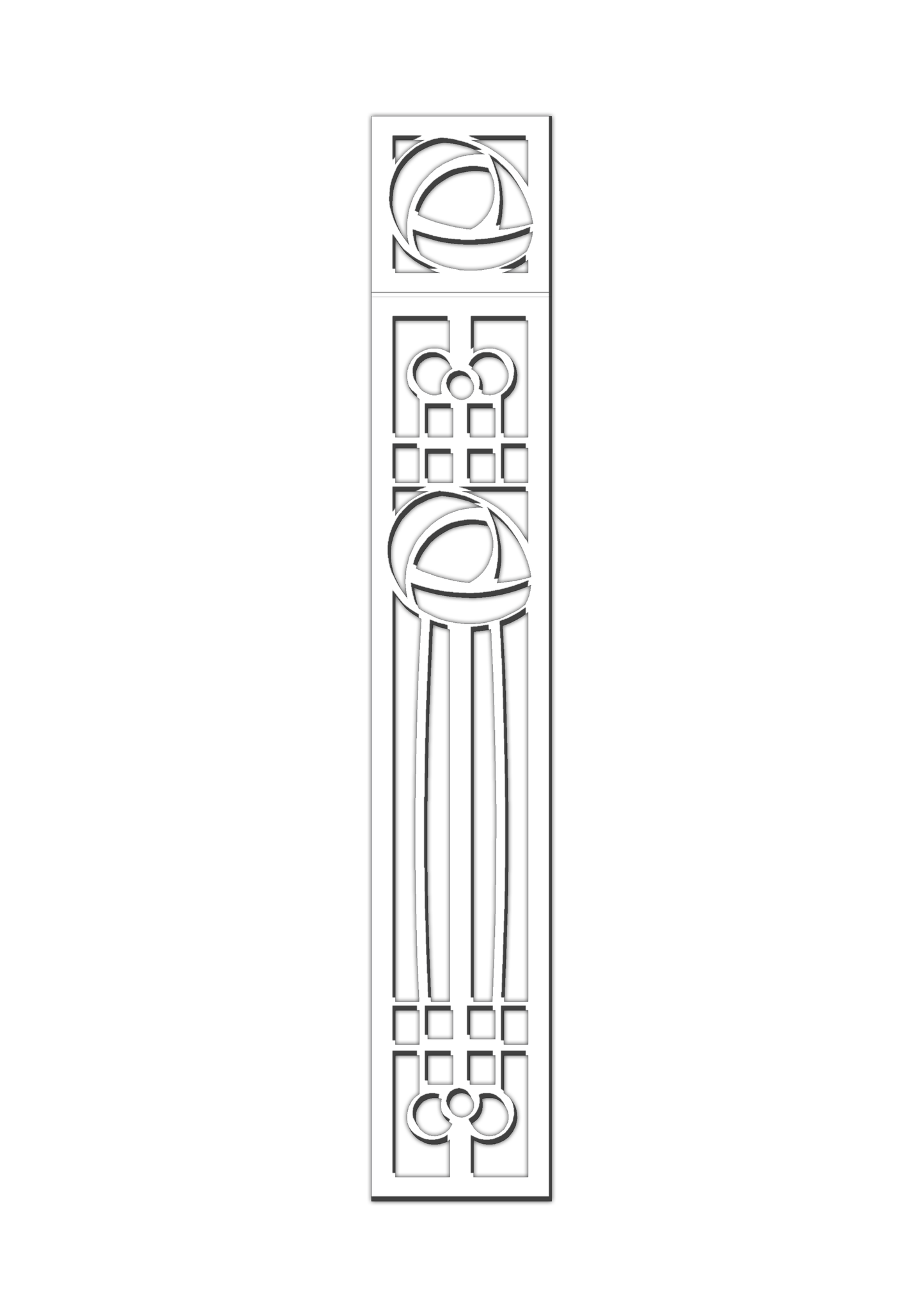 Pretty Panels - Mackintosh Inspired No. 010