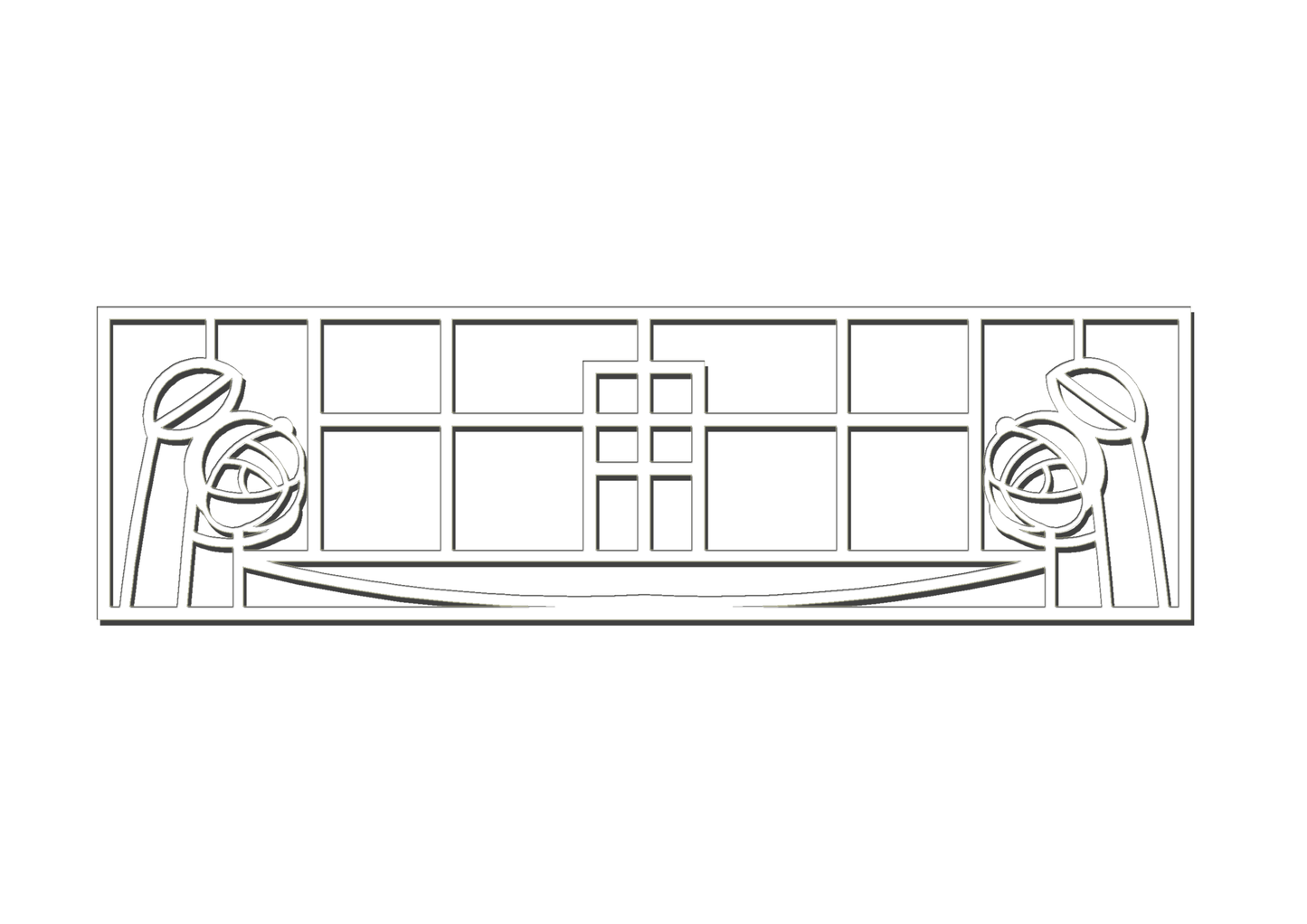 Pretty Panels - Mackintosh Inspired No. 018