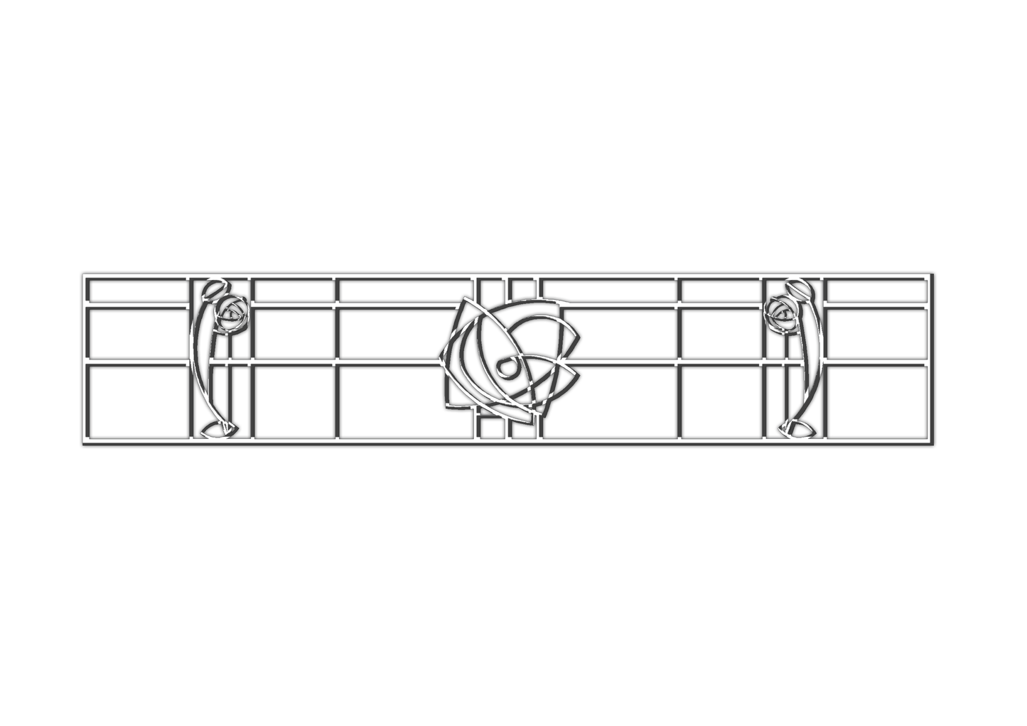 Pretty Panels - Mackintosh Inspired No. 022