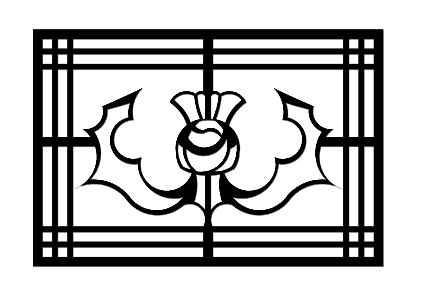 Pretty Panels - Mackintosh Inspired No. 027