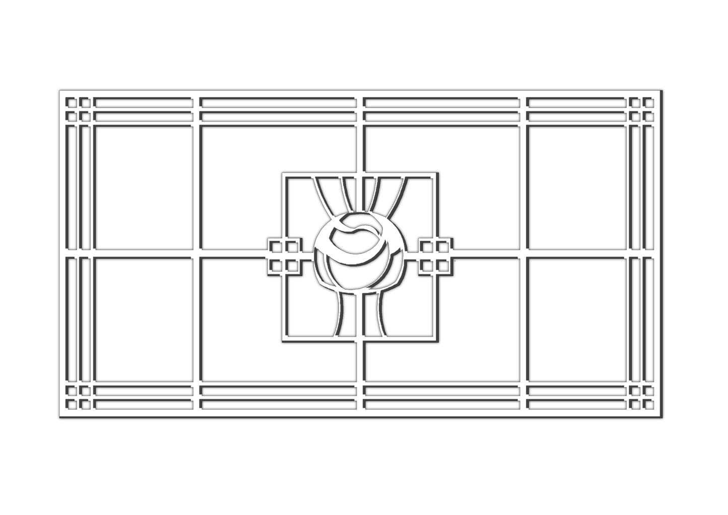 Pretty Panels - Mackintosh Inspired No. 028