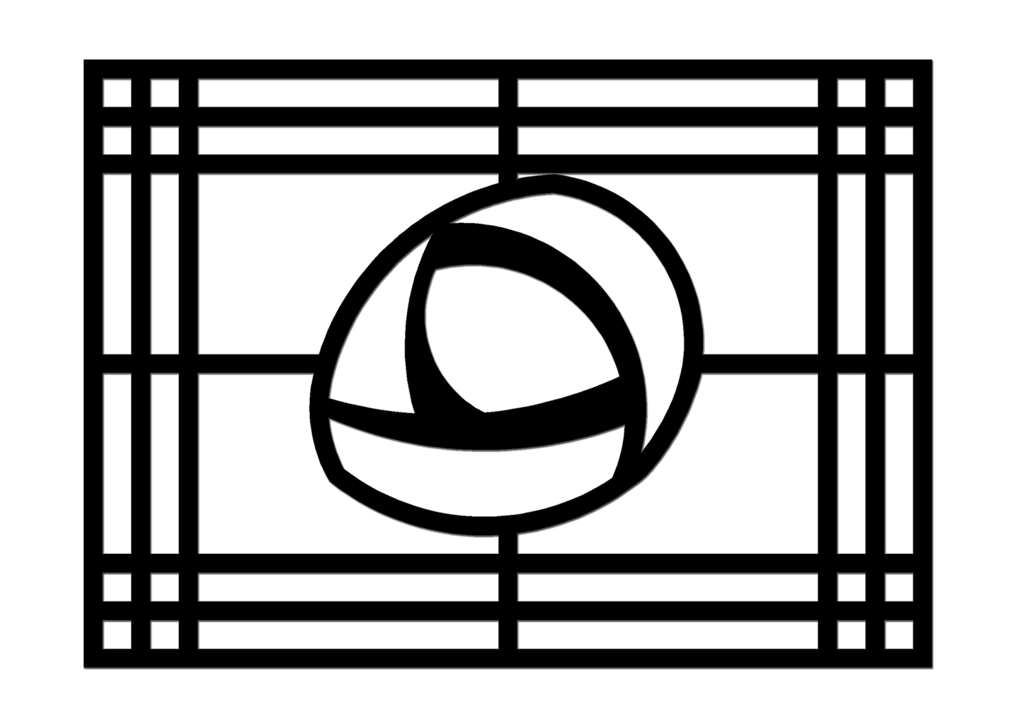 Pretty Panels - Mackintosh Inspired No. 030