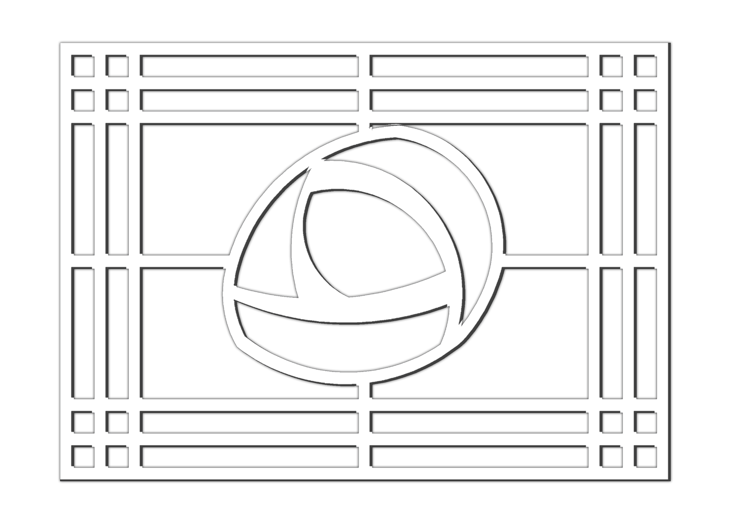 Pretty Panels - Mackintosh Inspired No. 030
