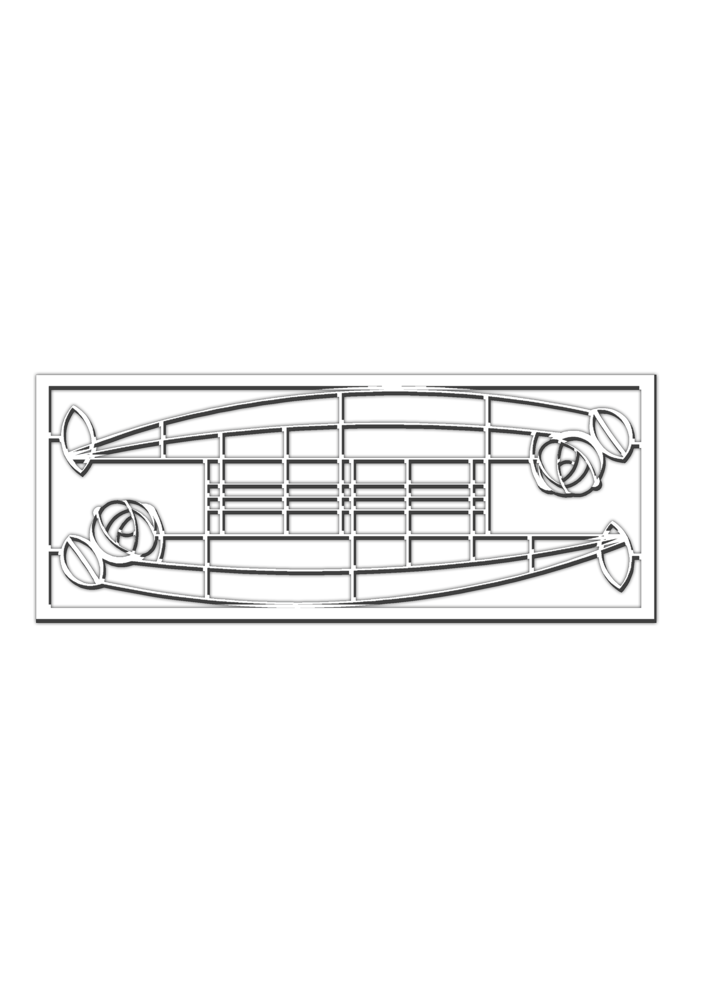 Pretty Panels - Mackintosh Inspired No. 036