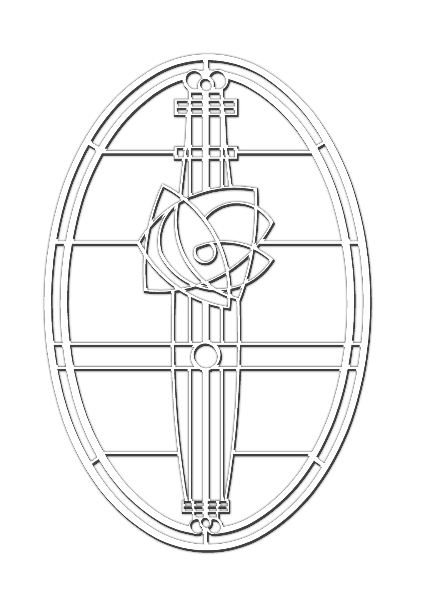 Pretty Panels - Mackintosh Inspired No. 037