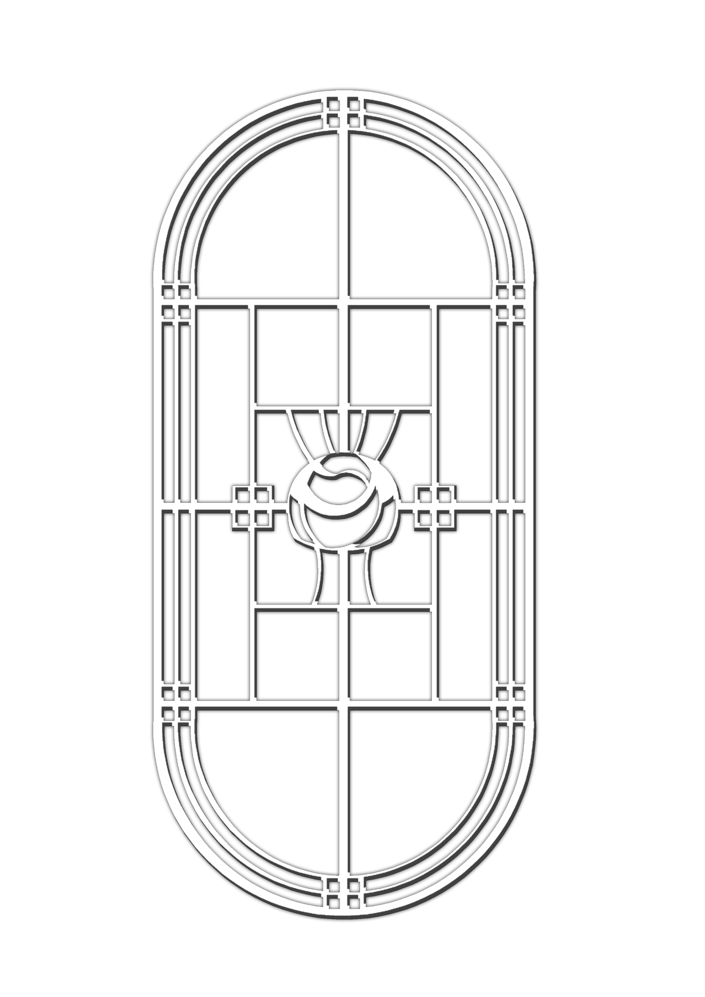 Pretty Panels - Mackintosh Inspired No. 038