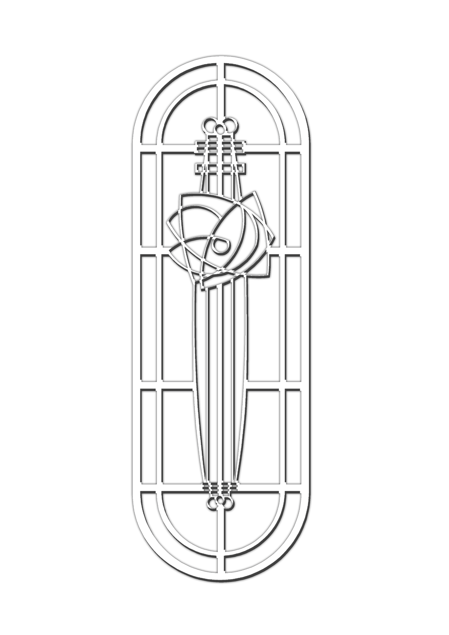 Pretty Panels - Mackintosh Inspired No. 039