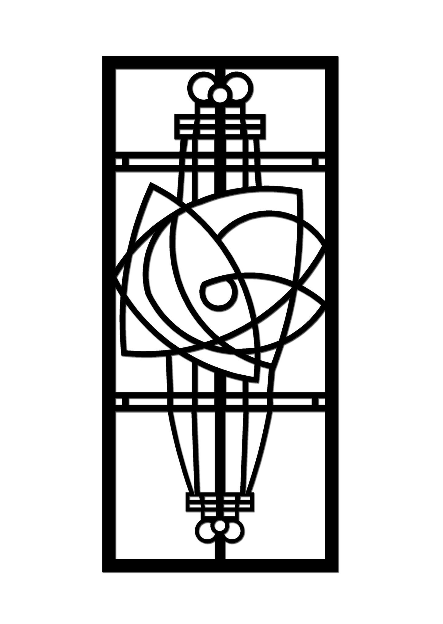 Pretty Panels - Mackintosh Inspired No. 058