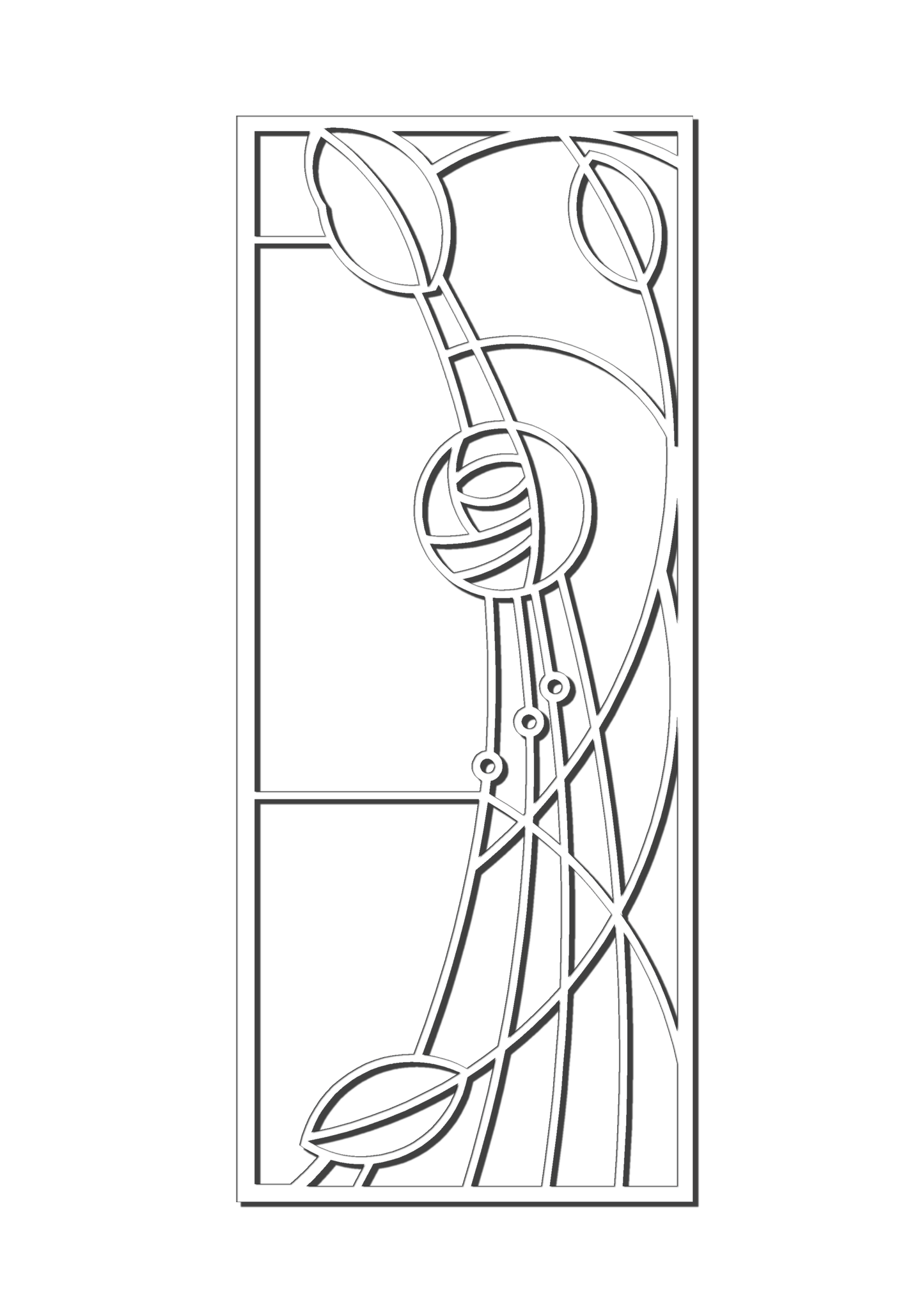Pretty Panels - Mackintosh Inspired No. 061