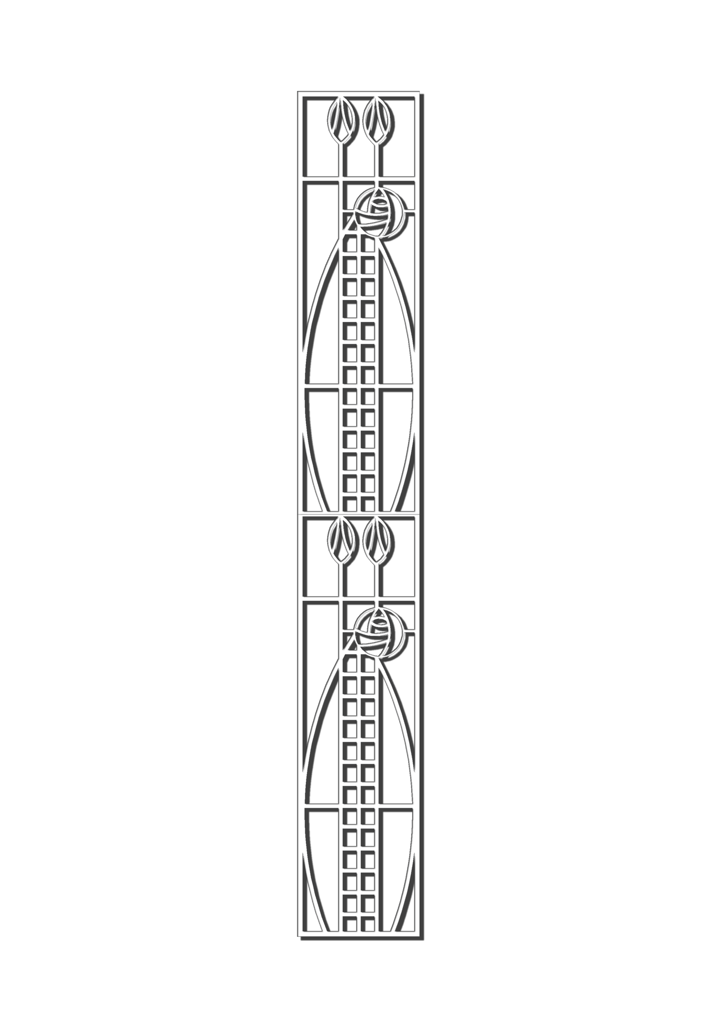 Pretty Panels - Mackintosh Inspired No. 066