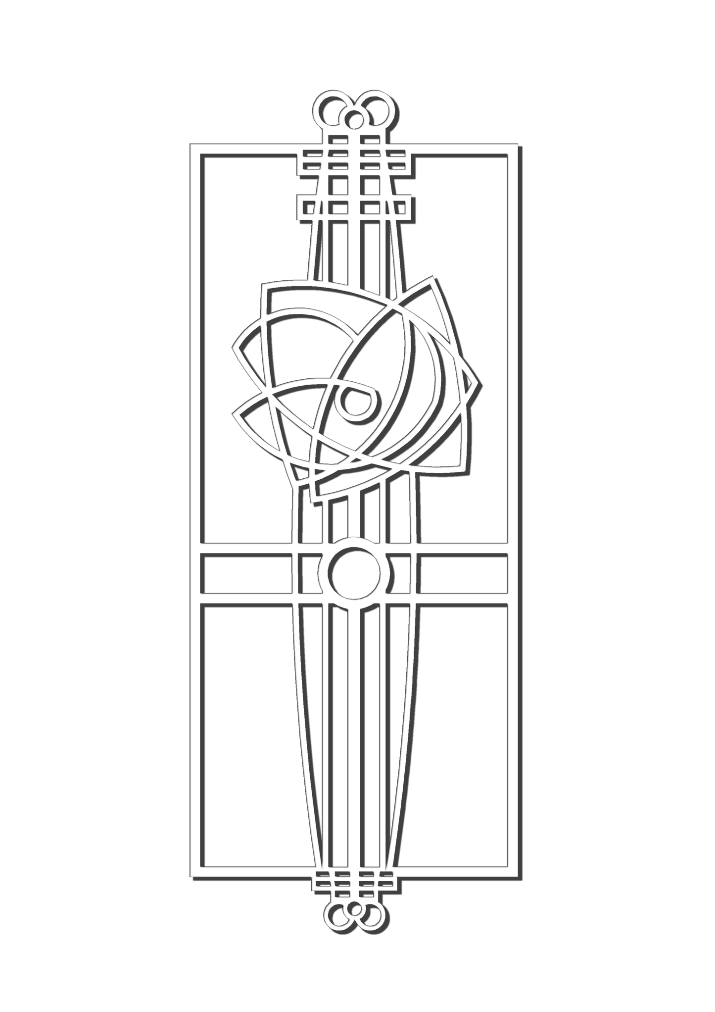 Pretty Panels - Mackintosh Inspired No. 087