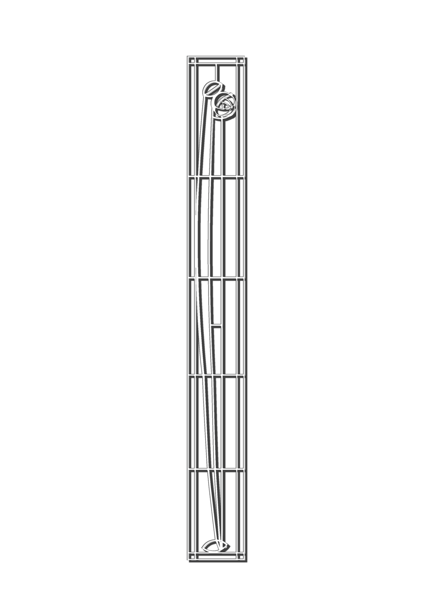 Pretty Panels - Mackintosh Inspired No. 091