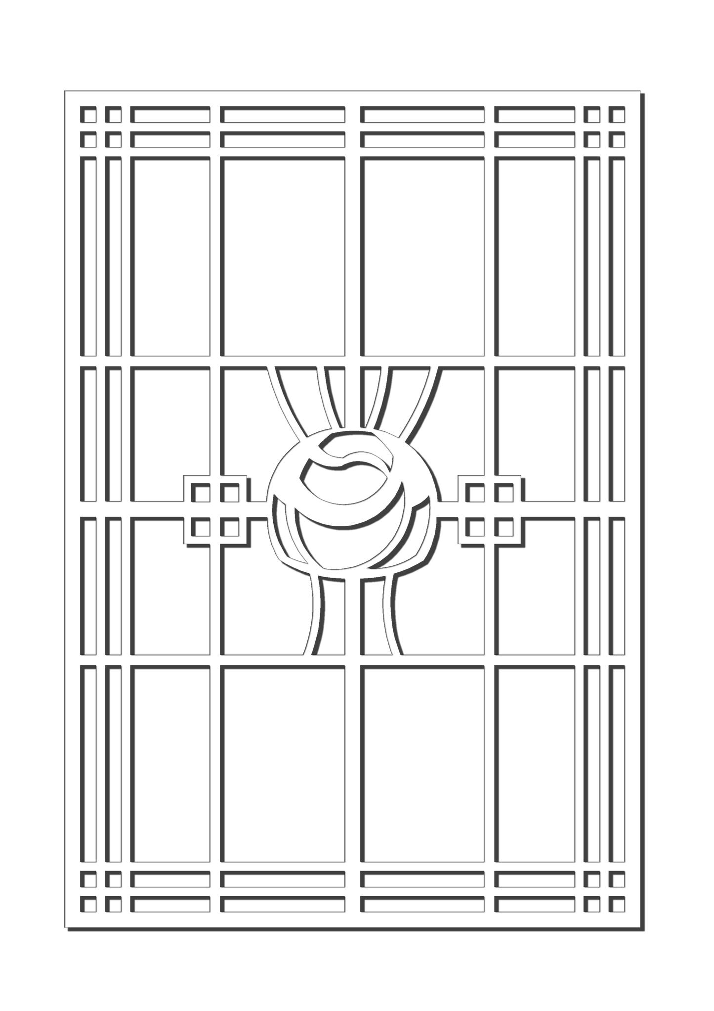 Pretty Panels - Mackintosh Inspired No. 003