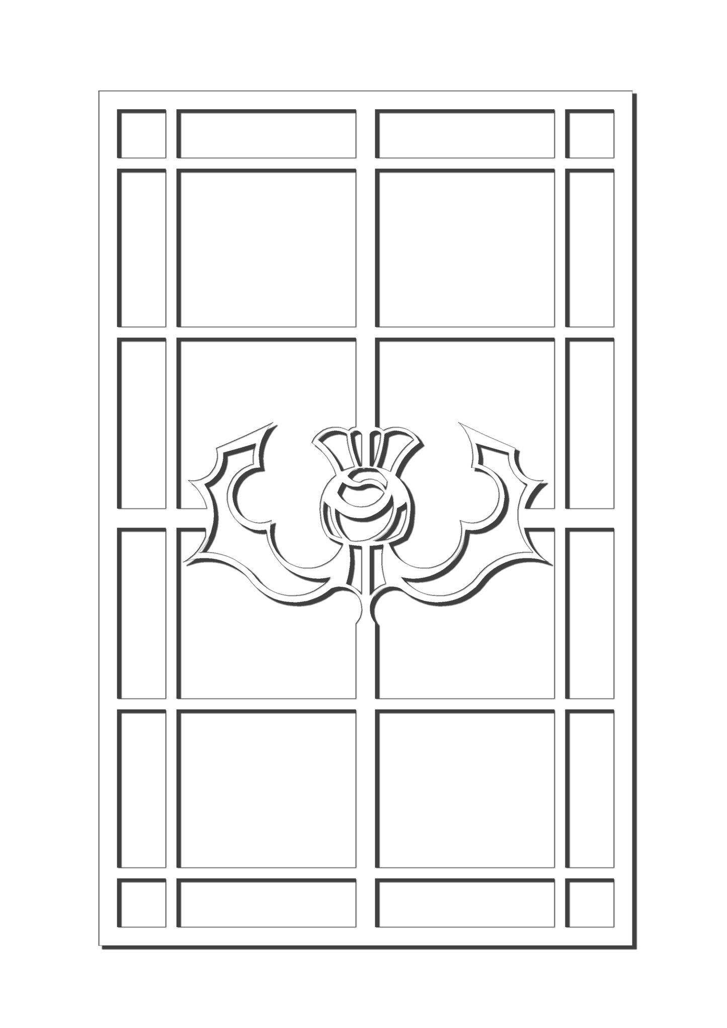 Pretty Panels - Mackintosh Inspired No. 123