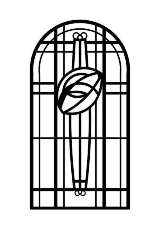 Pretty Panels - Mackintosh Inspired No. 002