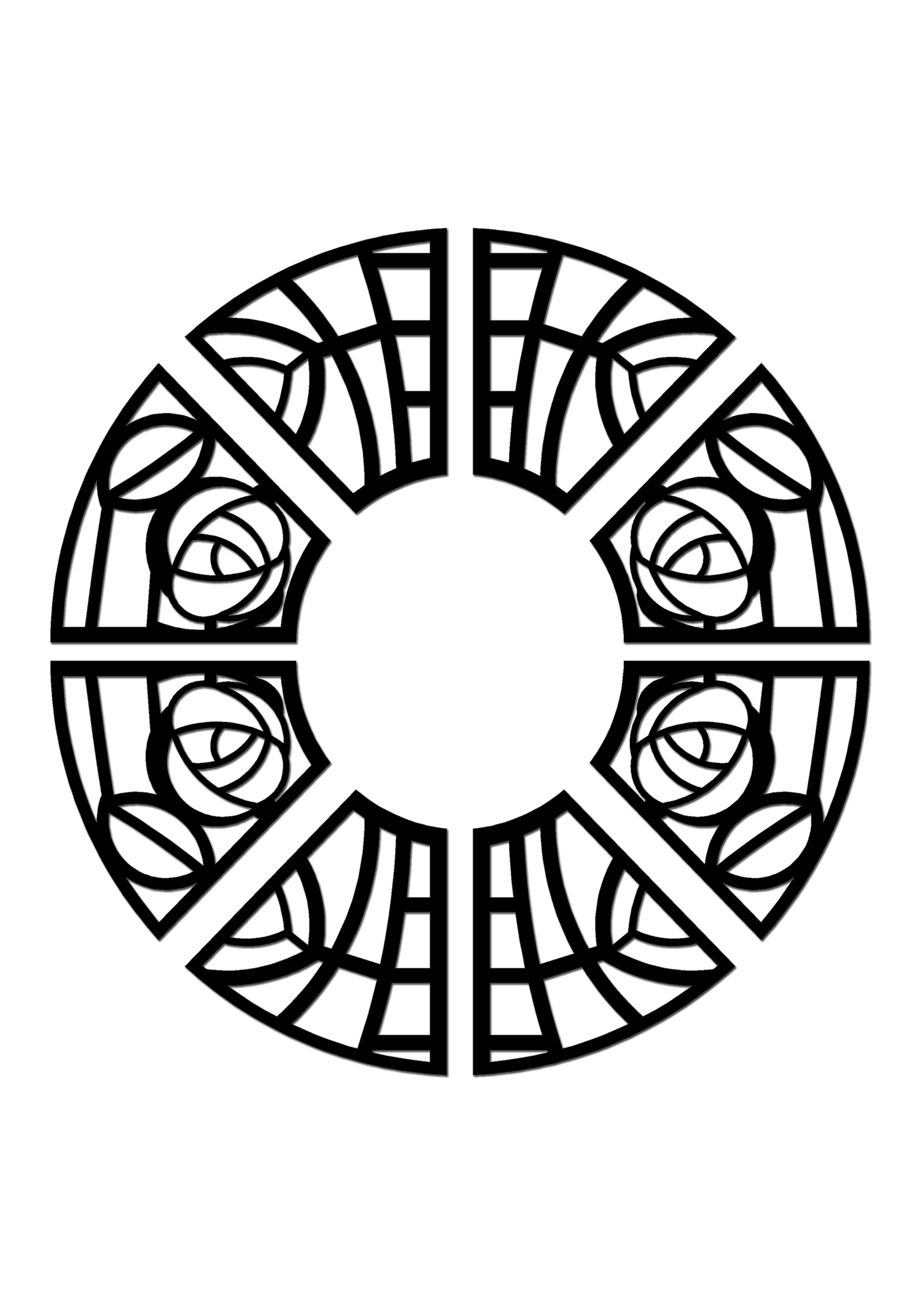 Pretty Panels - Mackintosh Inspired No. 008