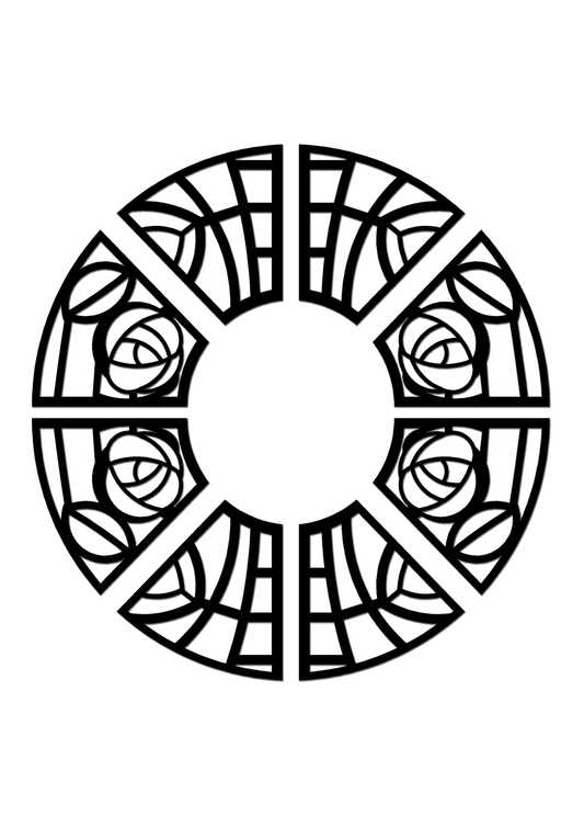 Pretty Panels - Mackintosh Inspired No. 008