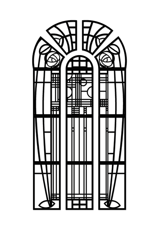 Pretty Panels - Mackintosh Inspired No. 009