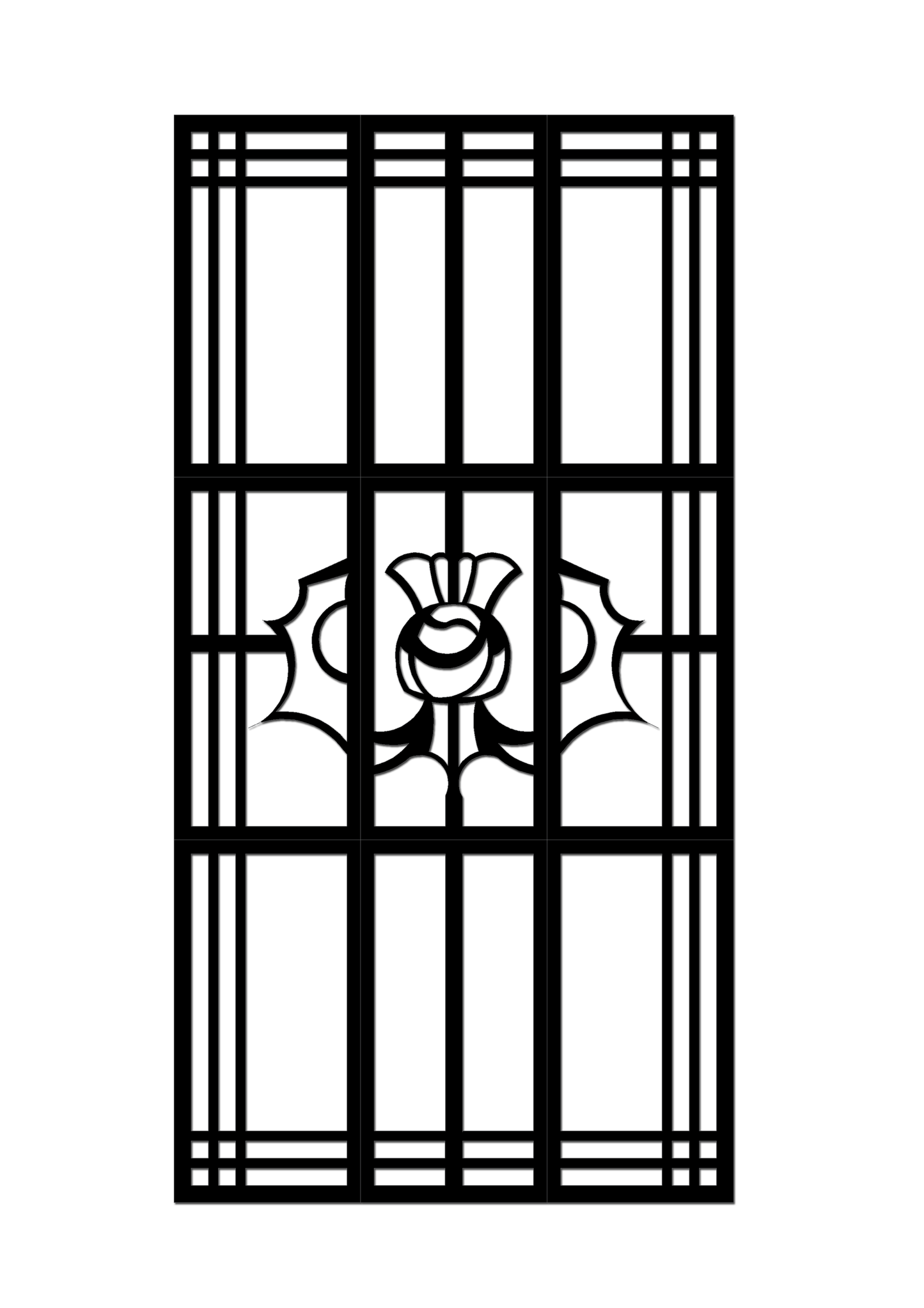Pretty Panels - Mackintosh Inspired No. 011