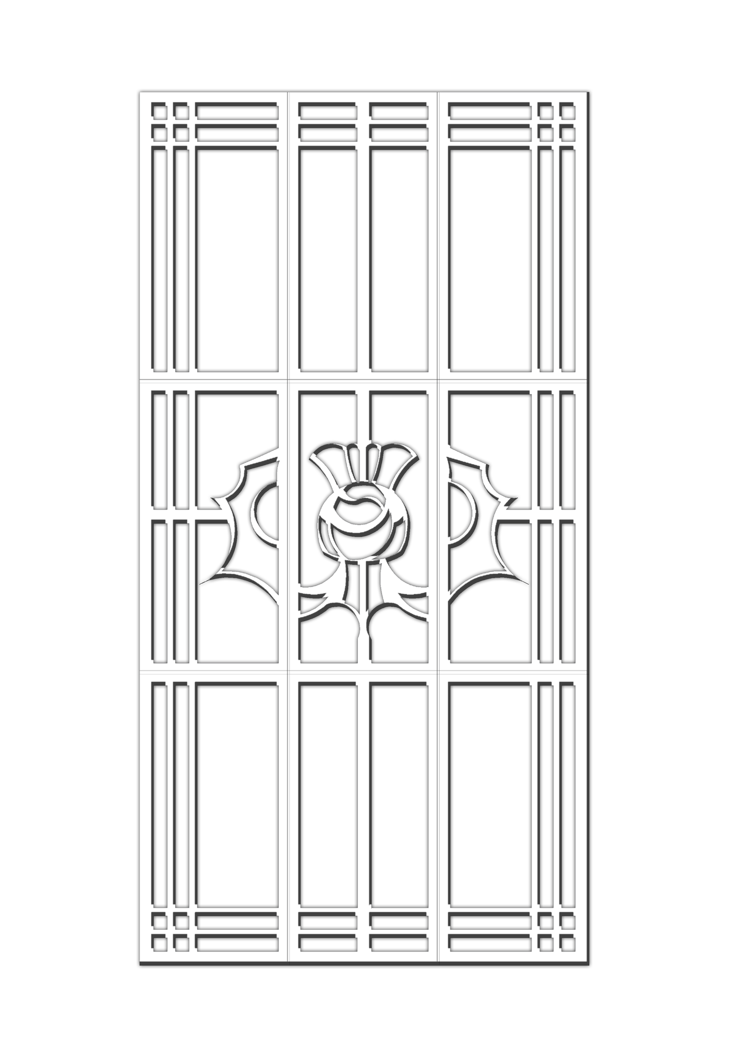 Pretty Panels - Mackintosh Inspired No. 011