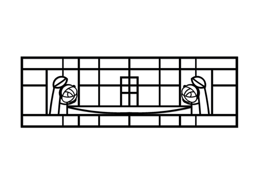 Pretty Panels - Mackintosh Inspired No. 020