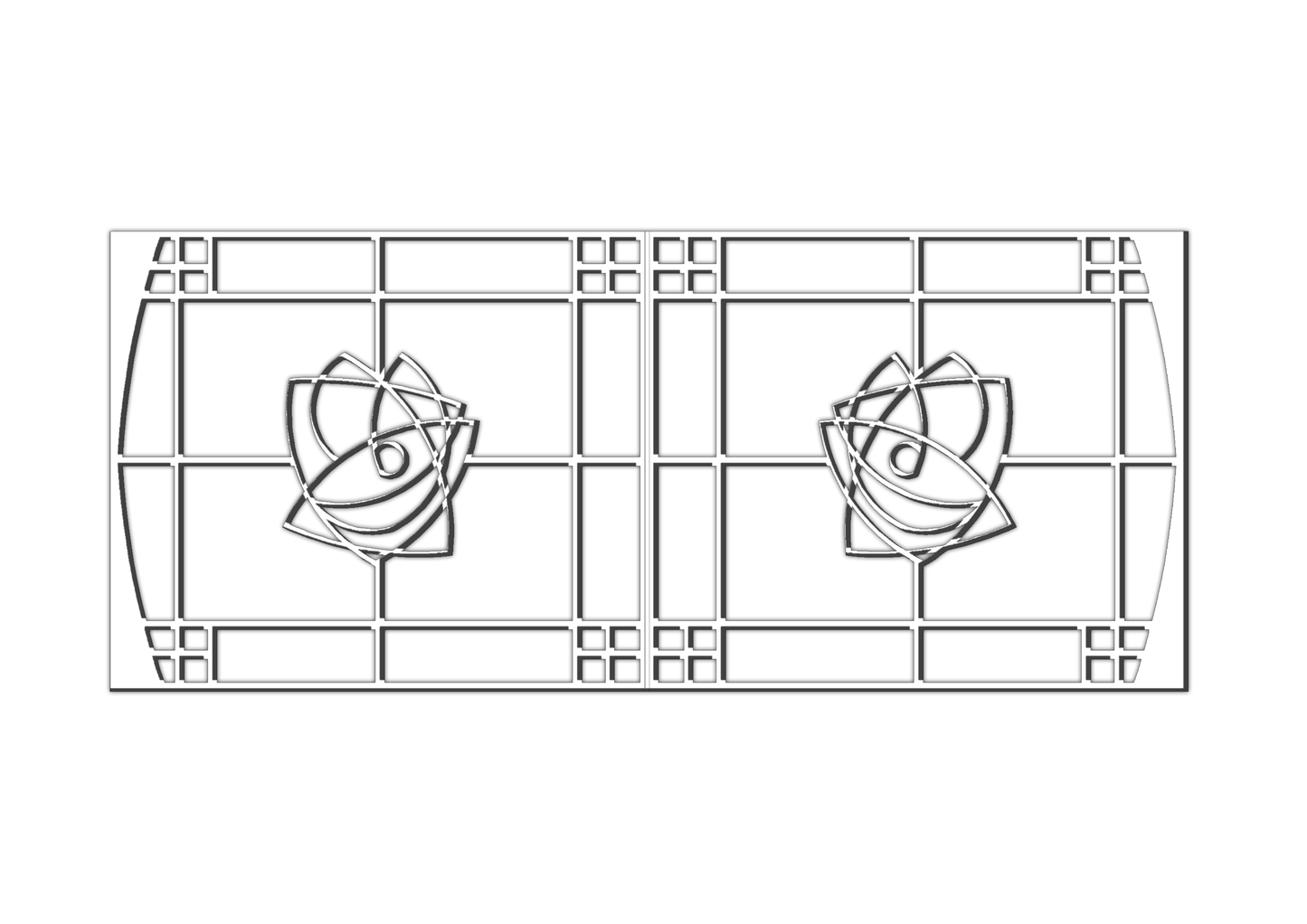 Pretty Panels - Mackintosh Inspired No. 020