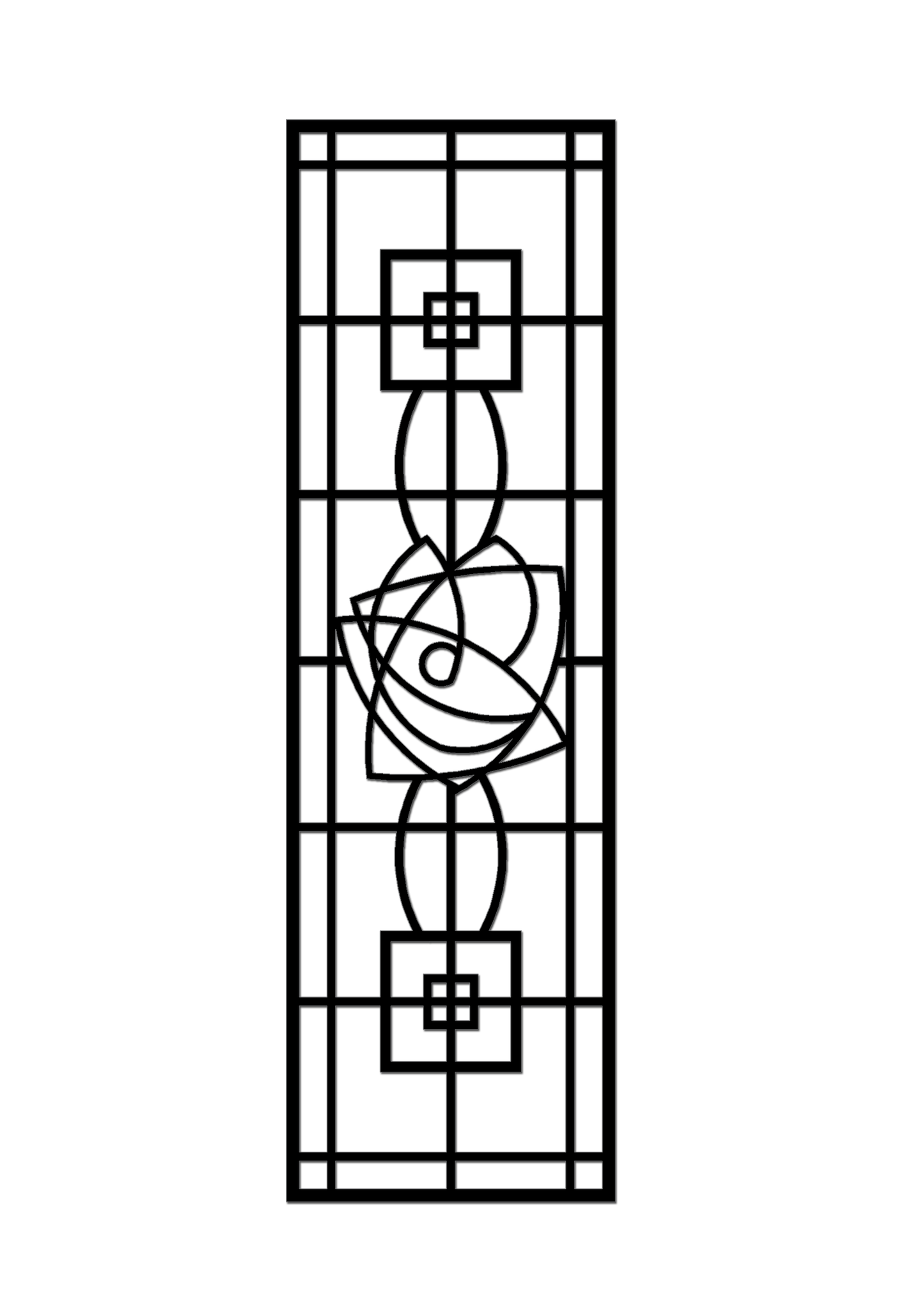Pretty Panels - Mackintosh Inspired No. 021