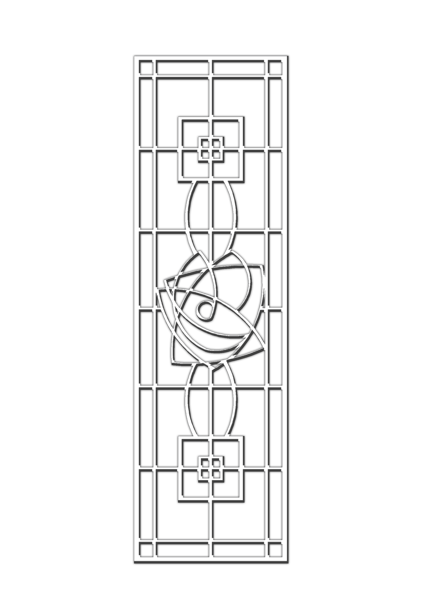 Pretty Panels - Mackintosh Inspired No. 021