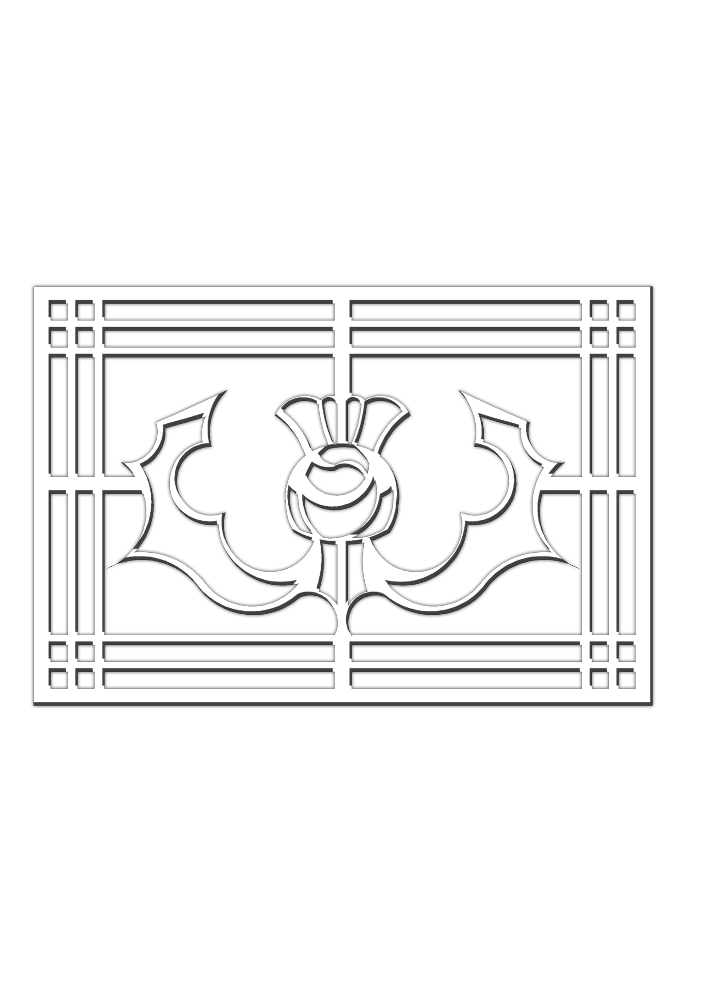 Pretty Panels - Mackintosh Inspired No. 027