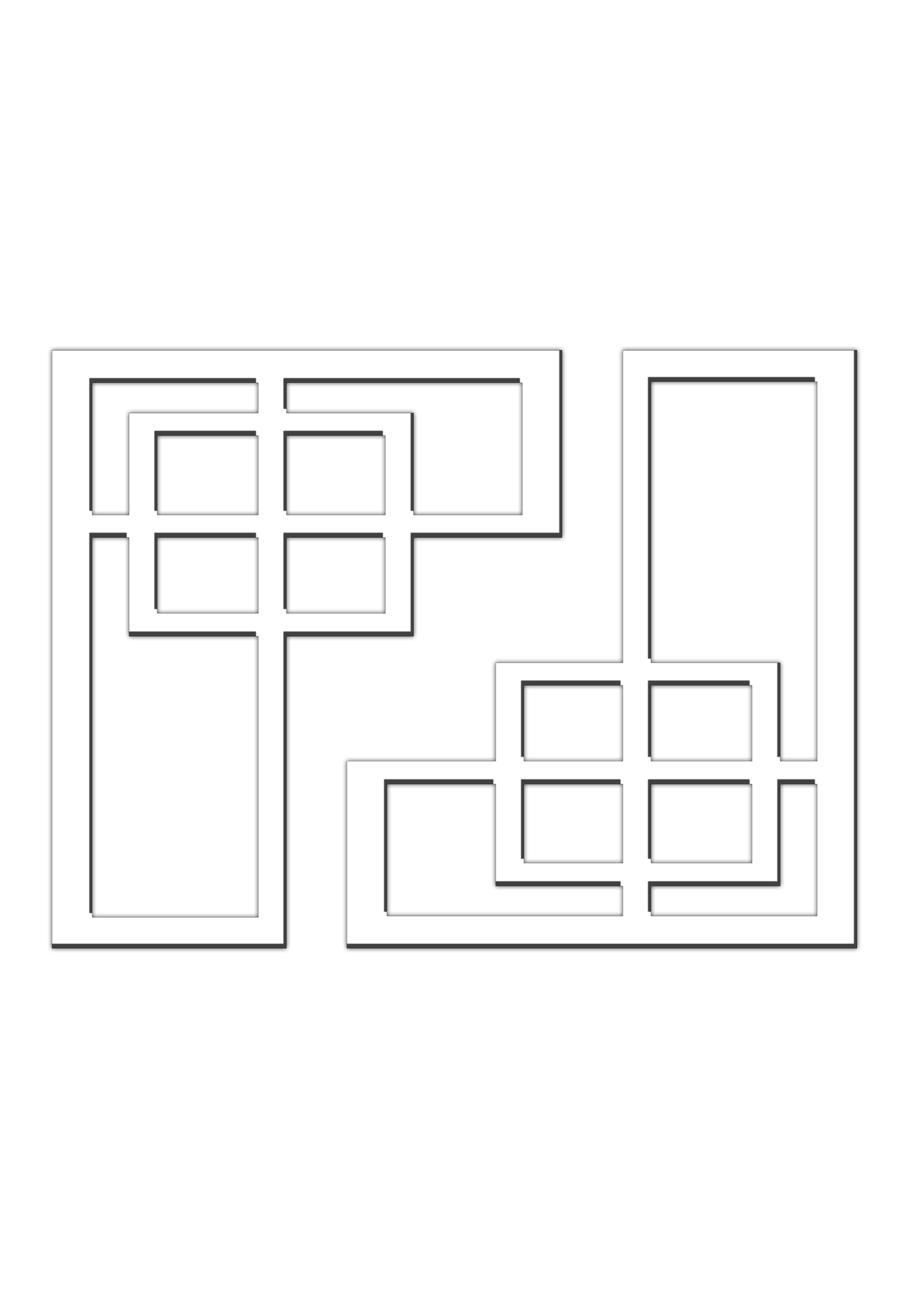 Pretty Panels - Mackintosh Inspired No. 031