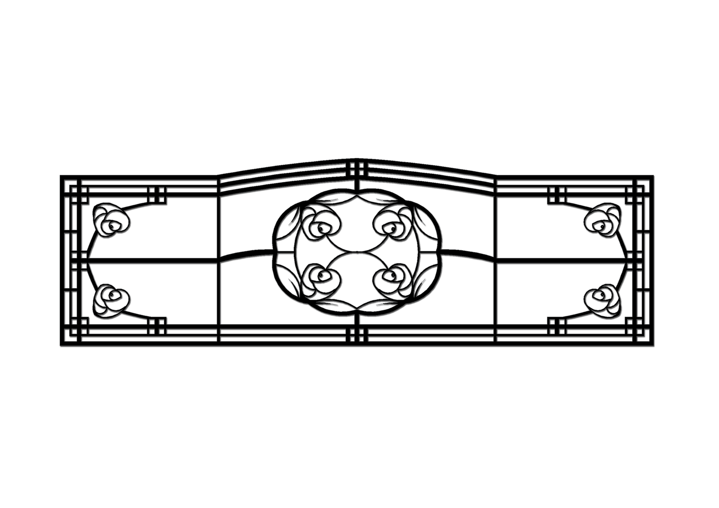 Pretty Panels - Mackintosh Inspired No. 032