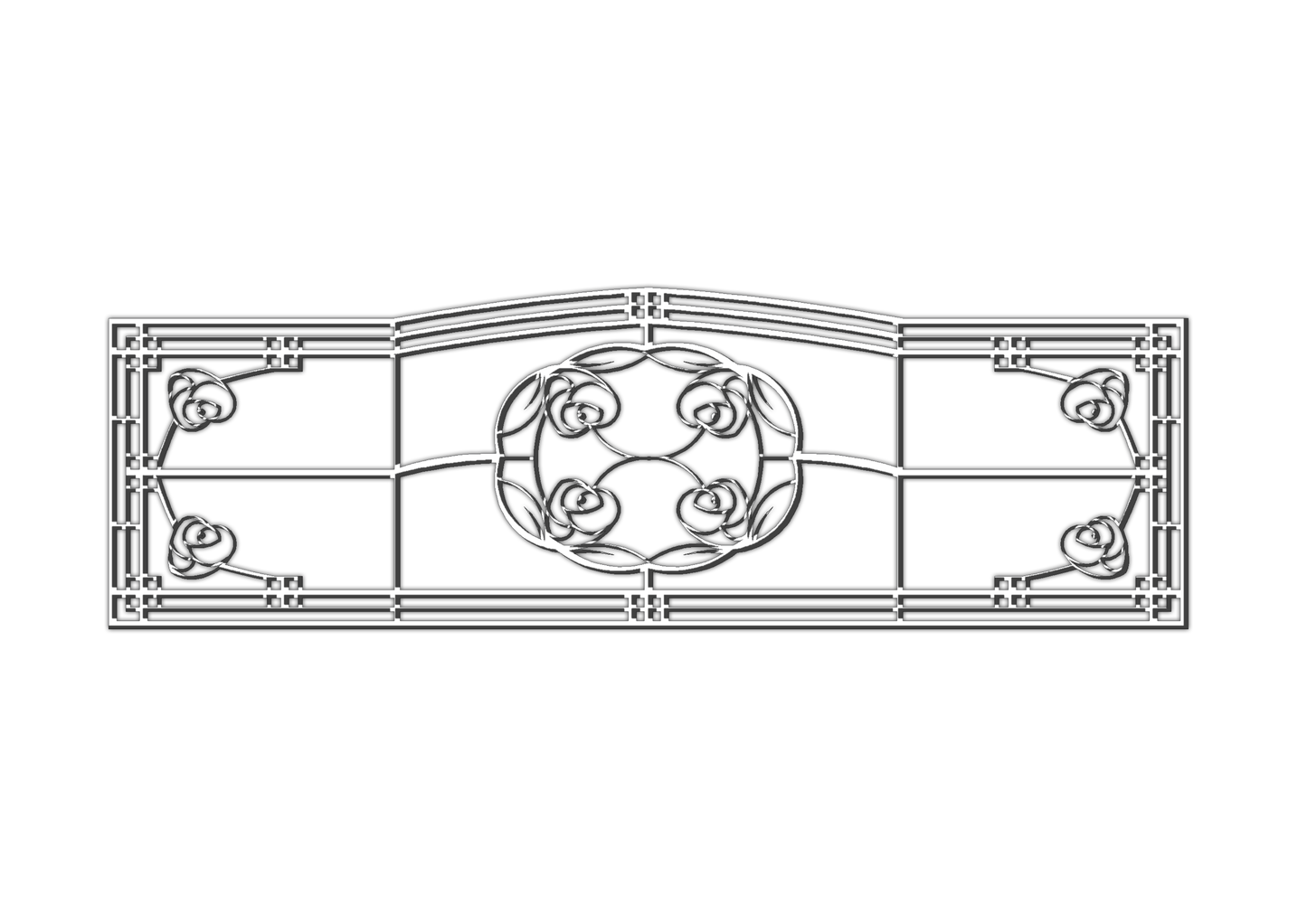 Pretty Panels - Mackintosh Inspired No. 032