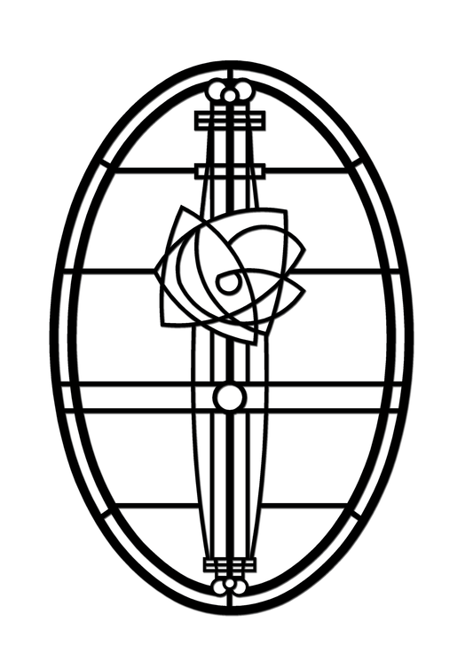 Pretty Panels - Mackintosh Inspired No. 037
