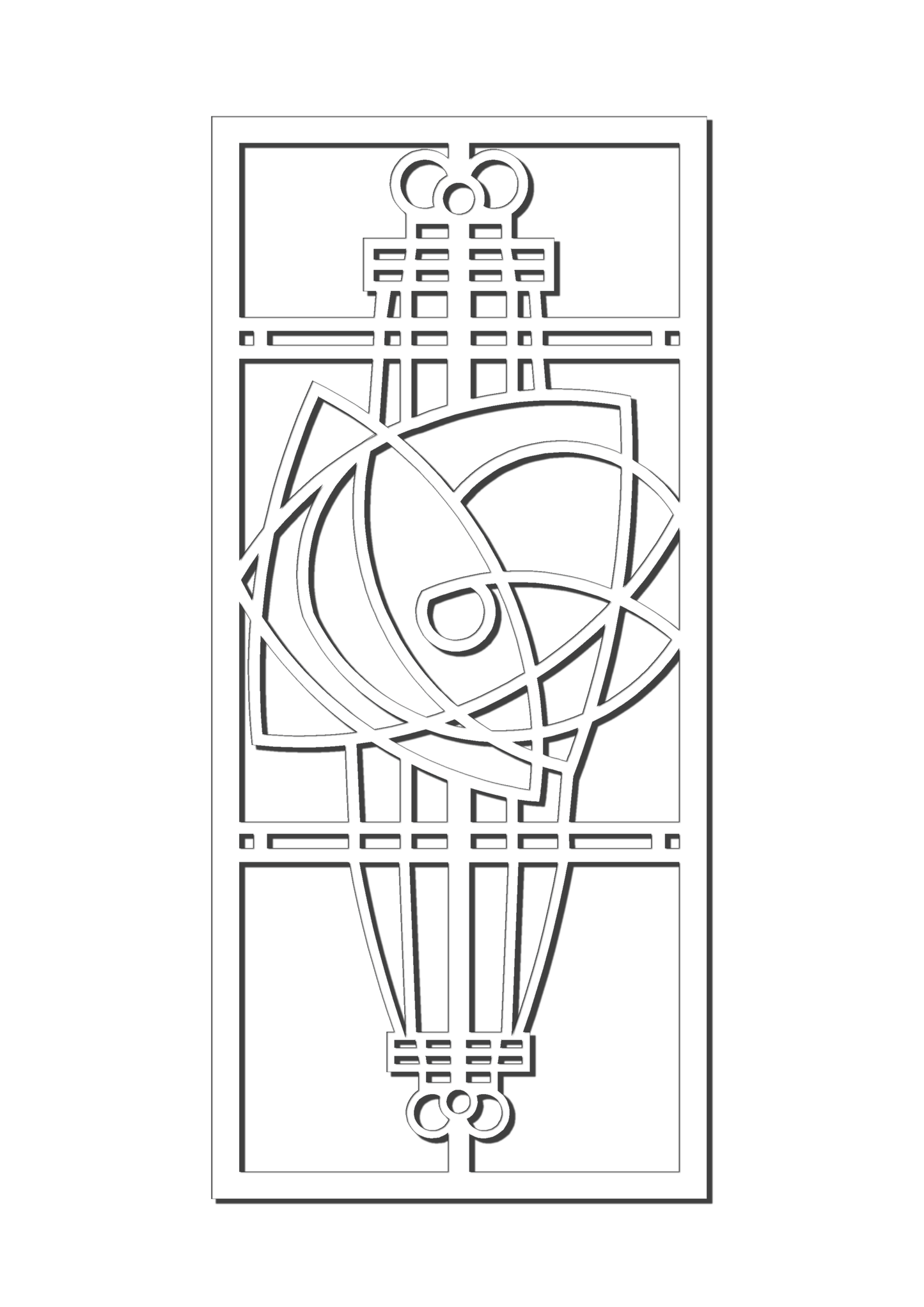Pretty Panels - Mackintosh Inspired No. 058