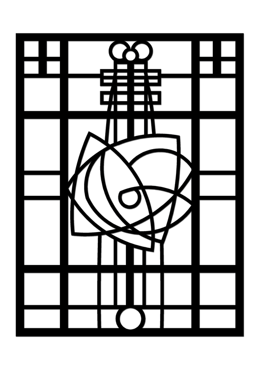 Pretty Panels - Mackintosh Inspired No. 060