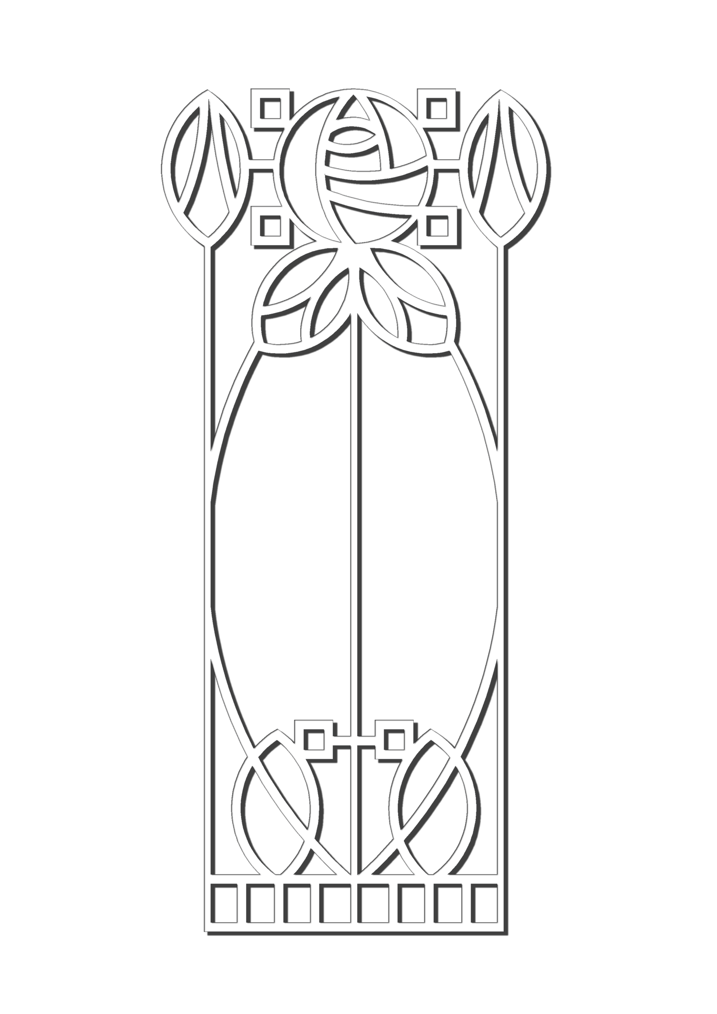 Pretty Panels - Mackintosh Inspired No. 064