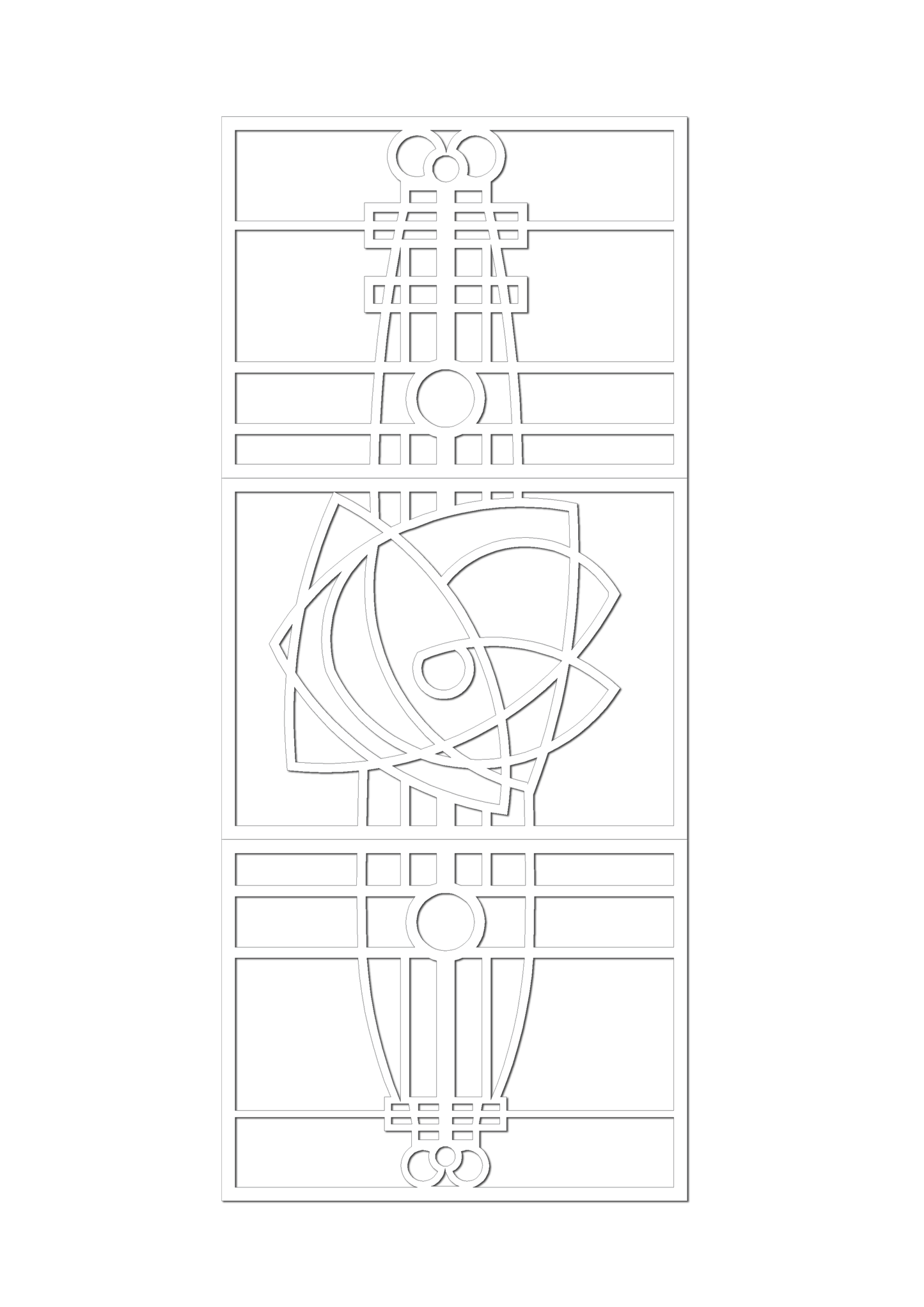 Pretty Panels - Mackintosh Inspired No. 071