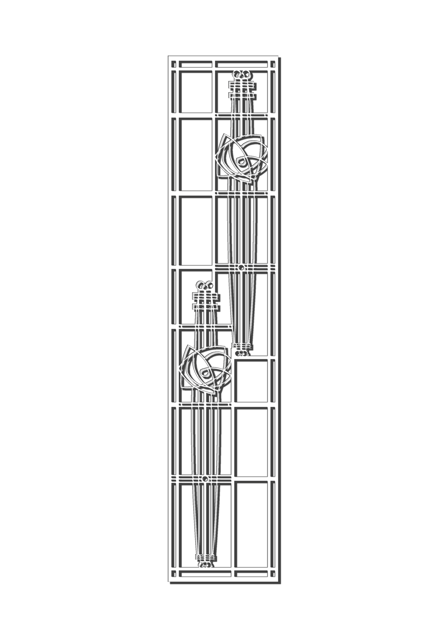 Pretty Panels - Mackintosh Inspired No. 072