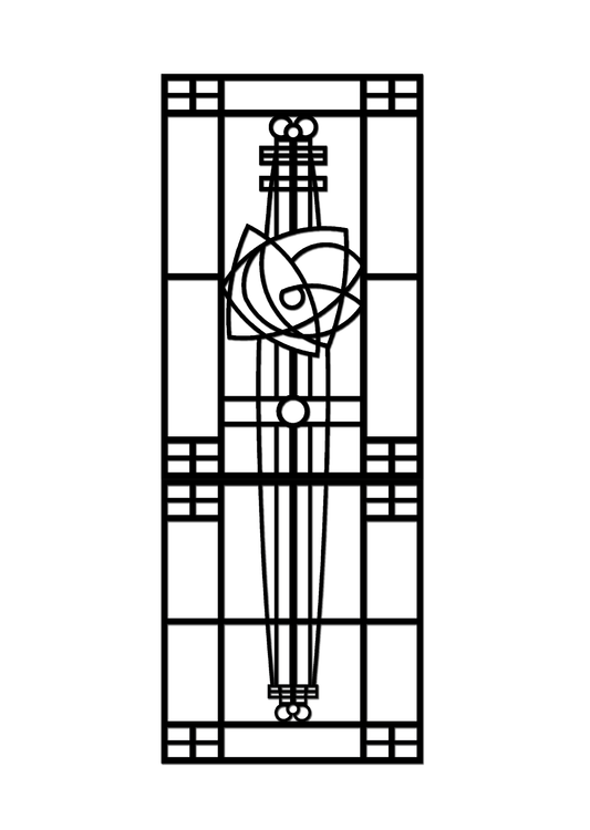 Pretty Panels - Mackintosh Inspired No. 075