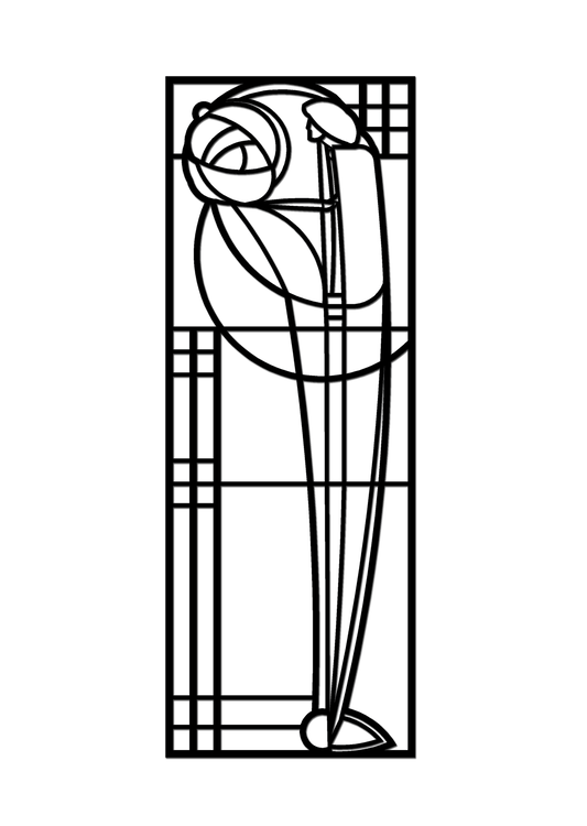 Pretty Panels - Mackintosh Inspired No. 076