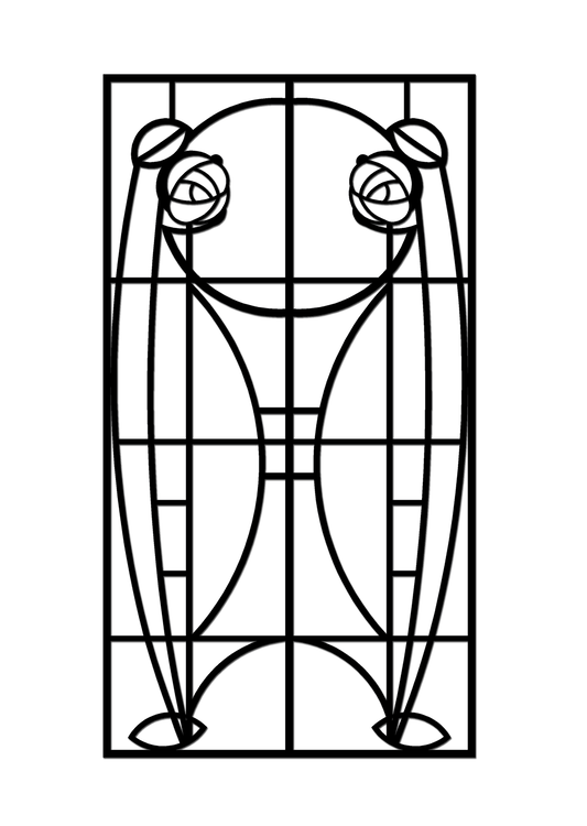 Pretty Panels - Mackintosh Inspired No. 078