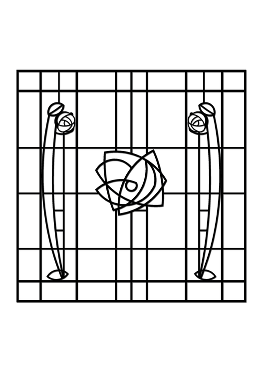 Pretty Panels - Mackintosh Inspired No. 079