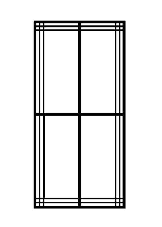 Pretty Panels - Mackintosh Inspired No. 082