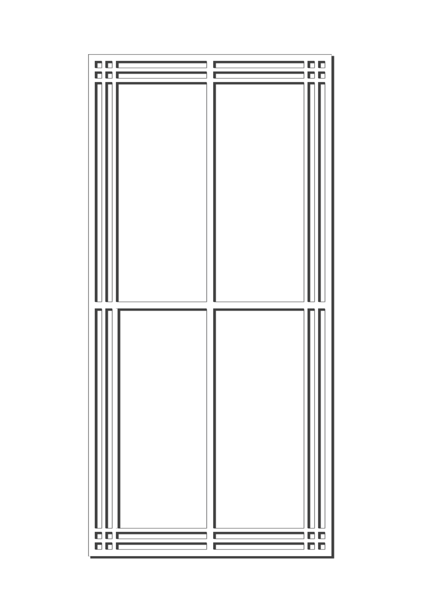 Pretty Panels - Mackintosh Inspired No. 082