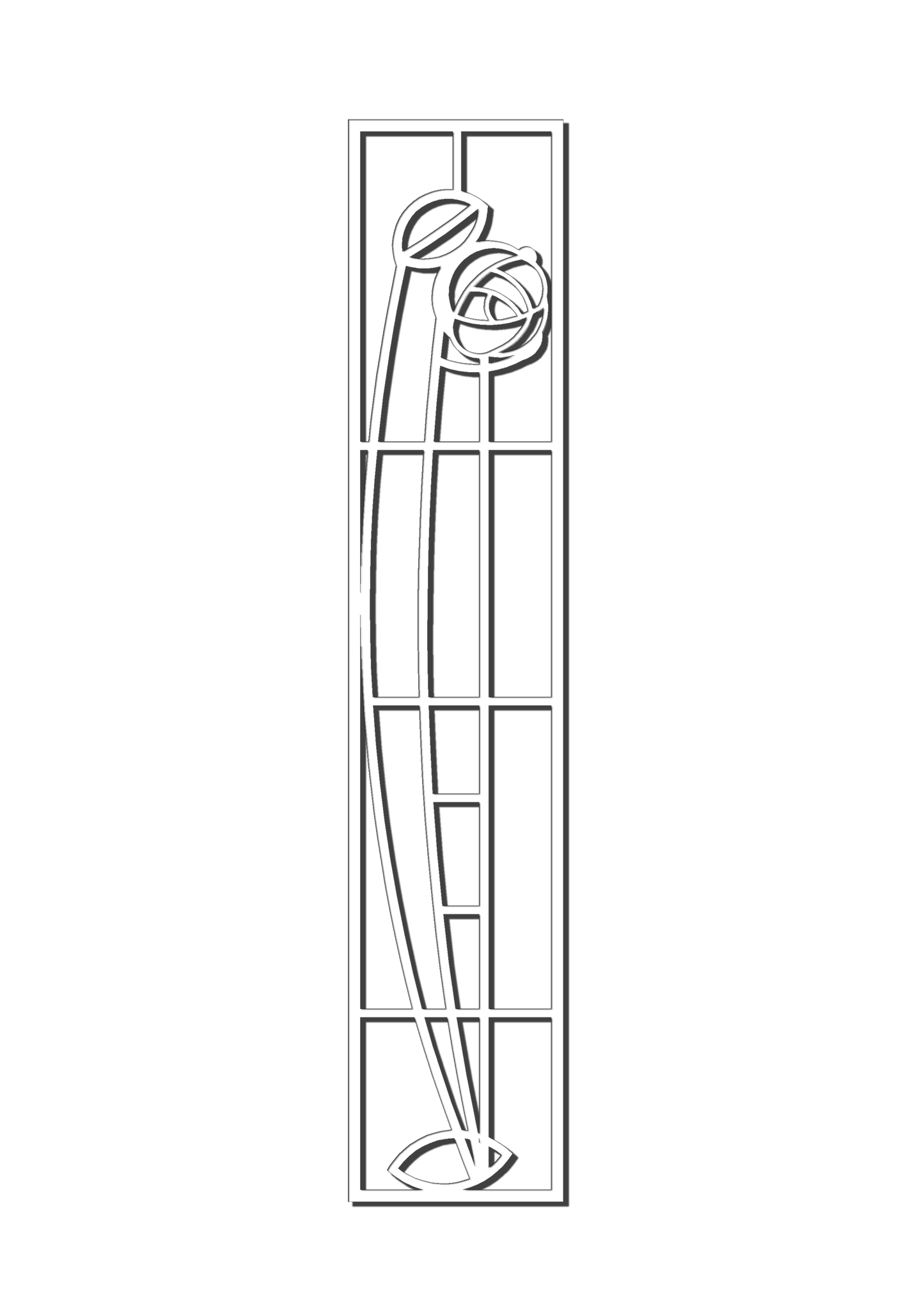 Pretty Panels - Mackintosh Inspired No. 084