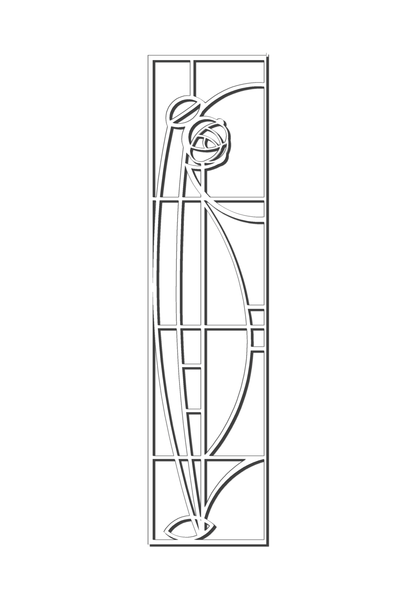 Pretty Panels - Mackintosh Inspired No. 089