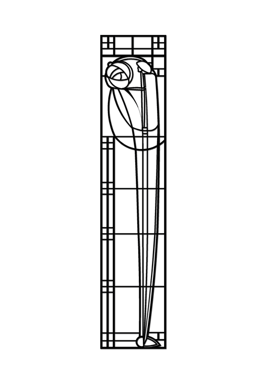 Pretty Panels - Mackintosh Inspired No. 090